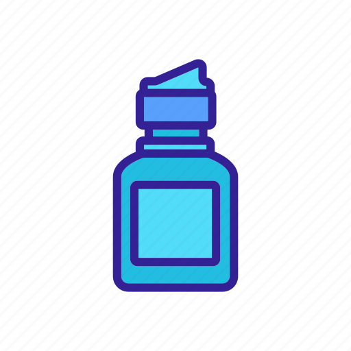 Accessory, bottle, contact, glass, lens, liquid, protection icon - Download on Iconfinder