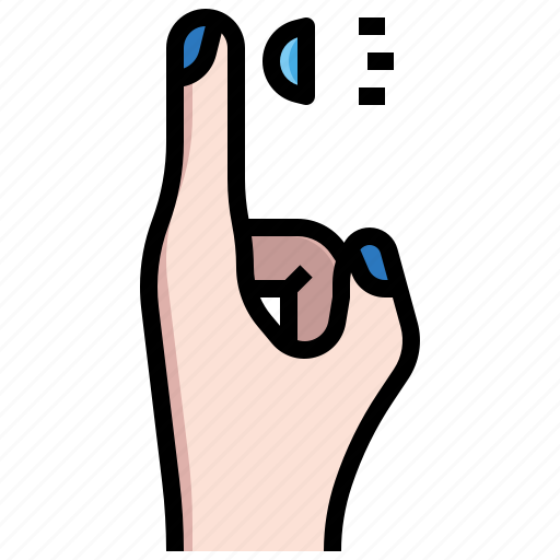 Finger, hands, gestures, optical, healthcare, medical, contact lens icon - Download on Iconfinder