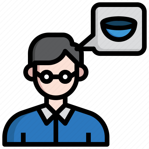 People, think, user, avatar, contact, lens icon - Download on Iconfinder
