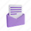 open, mail, inbox, communications, message 