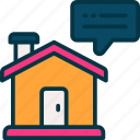 house, chat, customer, service, connection