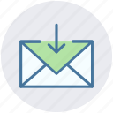 arrow, email, envelope, inbox, letter, message