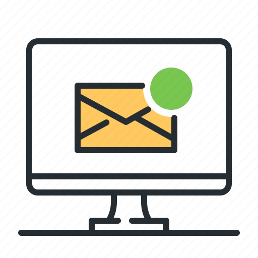 Email, mail, message, monitor icon - Download on Iconfinder