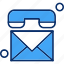 chat, mail, message, telephone 