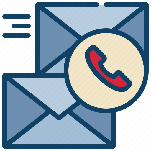 Mail, telephone, envelope, send, marketing, services, customer icon - Download on Iconfinder