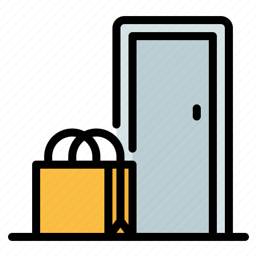 Door, shipping, delivery, shopping, goods, cargo icon - Download on Iconfinder