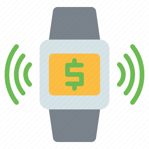Smart, watch, wristwatch, payment, fincance, credit, card icon - Download on Iconfinder