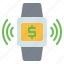 smart, watch, wristwatch, payment, fincance, credit, card 