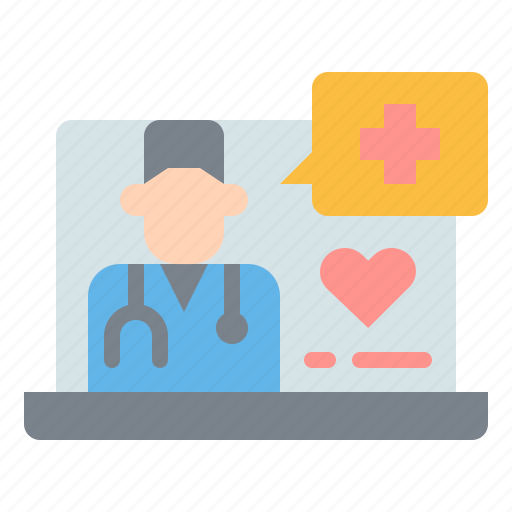 Consulting, telemedicine, medicine, health, check, consultant, doctor icon - Download on Iconfinder