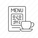 qr code, menu, touchless, restaurant