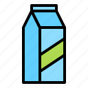 beverage, box, carton, container, drink, milk