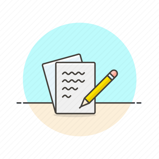 Content, paper, pencil, document, file, note, sheet icon - Download on Iconfinder