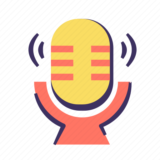 Podcast, microphone, audio, voice, broadcast, record icon - Download on Iconfinder