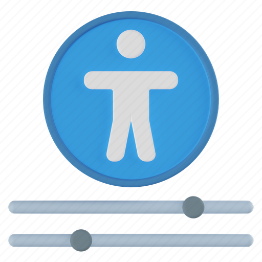 Accessibility, moving, flexibility, adjustment, adjust, flexible, man icon - Download on Iconfinder