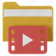 video folder, folder, video, multimedia, file, video file, video stream 