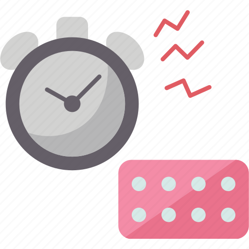 Alarm, contraceptive, pills, time, daily icon - Download on Iconfinder