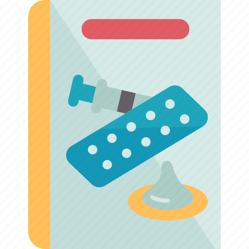 Contraceptive, book, sexual, education, lesson icon - Download on Iconfinder