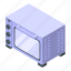 cafe, convection, oven, isometric 