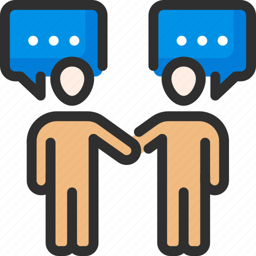 Chat, communication, conversation, discussion, handshake, people, talk icon - Download on Iconfinder