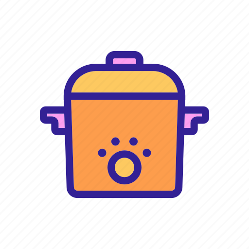 Appliance, art, cooker, crock, electric, food, slow icon - Download on Iconfinder
