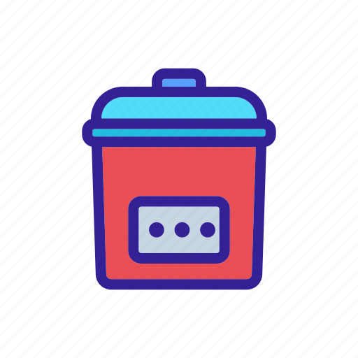 Appliance, art, cooker, crock, electric, food, slow icon - Download on Iconfinder