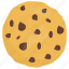 brown cookie, chocolate chip cookie, chocolate chips, confectionery, sweet snack 