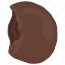 chocolate biscuit, chocolate cookie bite, crumb, dessert, snack