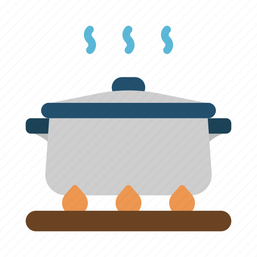 Pot, kitchen, utensil, restaurant, cooking, appliance, food icon - Download on Iconfinder