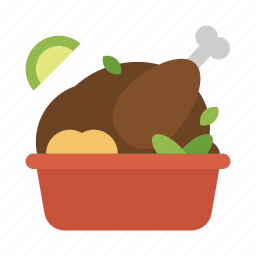 Roasted, chicken, roast, turkey, restaurant, cook, food icon - Download on Iconfinder