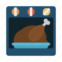 roasting, chicken, roasted chicken, oven, cook, cooking, turkey, stove, food, microwave, kitchen