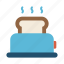 toaster, bread, toast, kitchen, cooking, appliance, bakery, food, sandwich, breakfast 