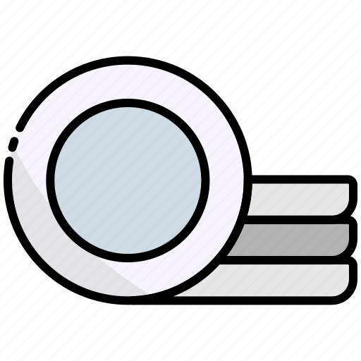 Dishes, dish, plate, kitchen icon - Download on Iconfinder