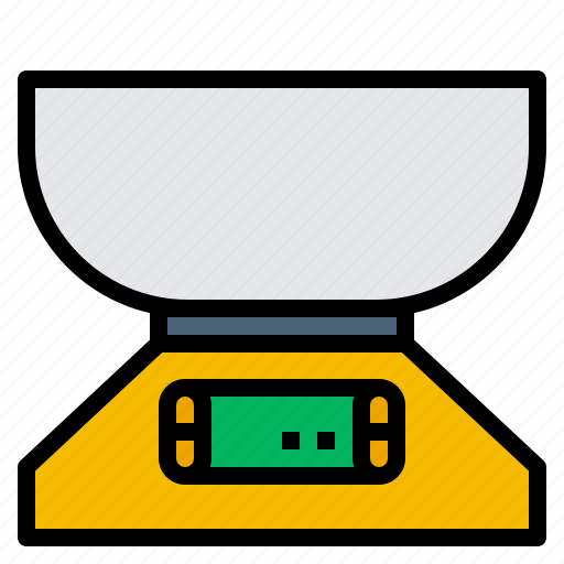 Cooking, kitchen, scale, weigh, weight icon - Download on Iconfinder