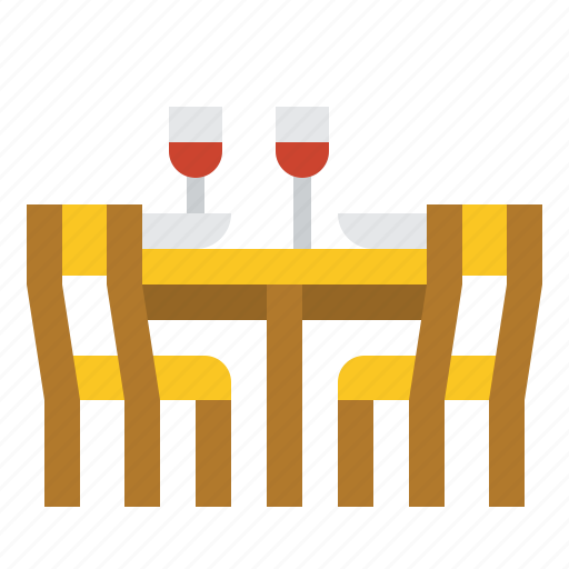 Dinner, food, restaurant, table, wine icon - Download on Iconfinder