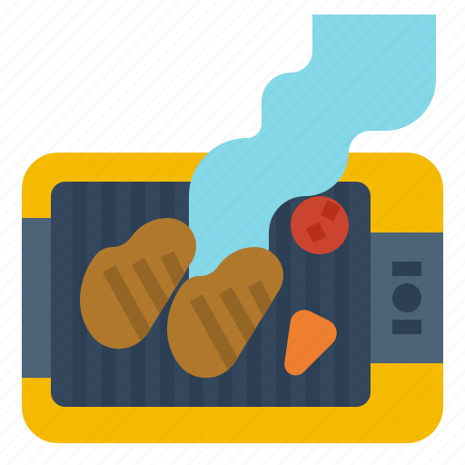 Cook, electric, grill, party, steak icon - Download on Iconfinder