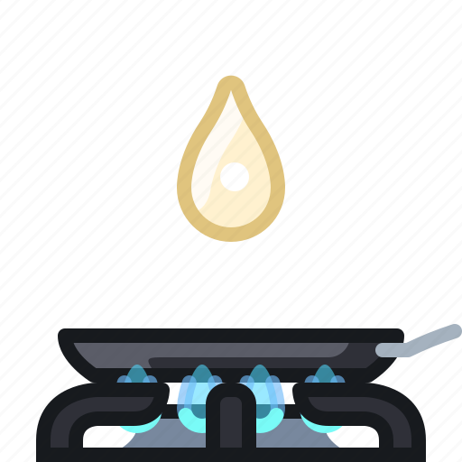 Burner, cooking, frying, kitchen, oil, pan icon - Download on Iconfinder