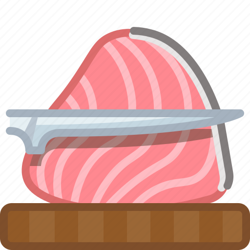 Chopping board, cooking, cutting, fish, kitchen, knife icon - Download on Iconfinder