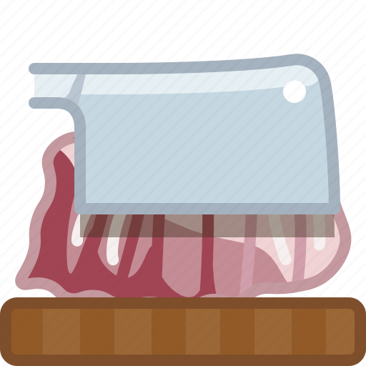 Axe, chopping board, cooking, cutting, kitchen, meat icon - Download on Iconfinder