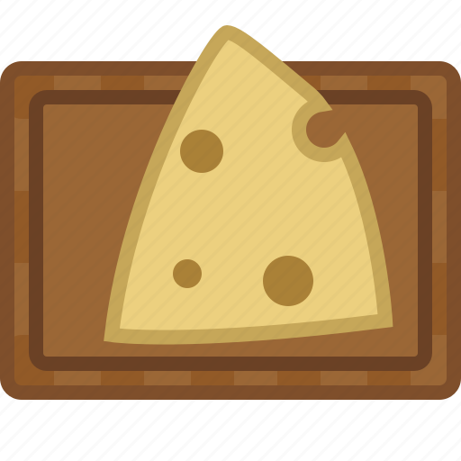 Cheese, chopping board, cooking, cutting, food, kitchen icon - Download on Iconfinder