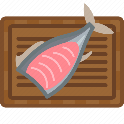 Chopping board, cooking, fish, food, kitchen, meat icon - Download on Iconfinder