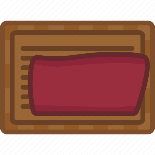 Chopping board, cooking, kitchen, meat, steak icon - Download on Iconfinder