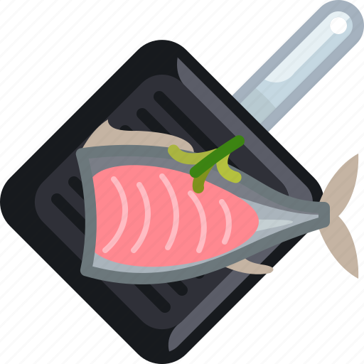 Cooking, fish, frying, kitchen, meat, pan icon - Download on Iconfinder