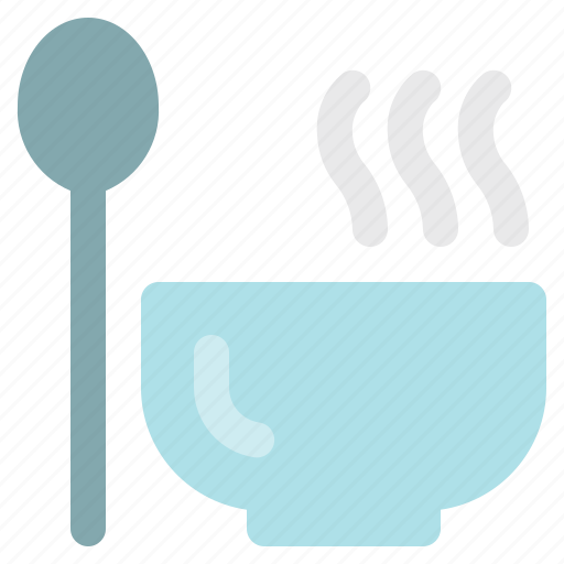 Food, hot, kitchen, restaurant, soup, spoon icon - Download on Iconfinder
