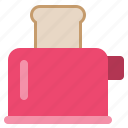 bakery, bread, breakfast, cooking, toaster