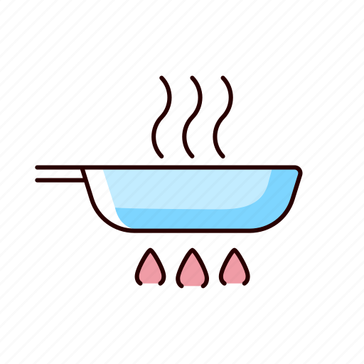 Cooking, boil, fry, pan icon - Download on Iconfinder