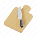 chopping board, cutting-board, kitchen, knife, cooking, cutting