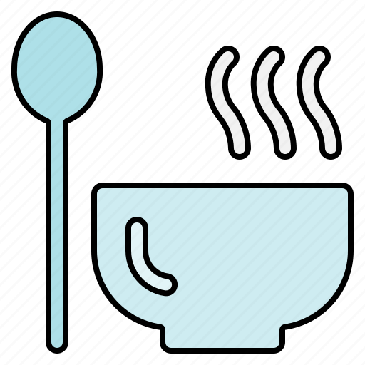Cooking, food, hot, kitchen, soup, spoon icon - Download on Iconfinder