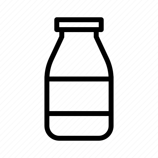 Milk, bottle, glass, drink, alcohol, beverage, tea icon - Download on Iconfinder