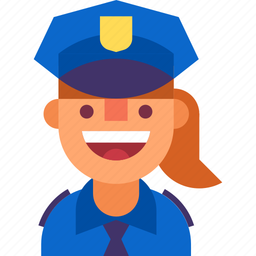 Avatar, cap, cop, girl, officer, police, woman icon - Download on Iconfinder