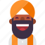 avatar, beard, indian, man, muslim, punjab, turban 